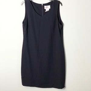 Danny & Nicole sleeveless navy blue dress women’s size 16
